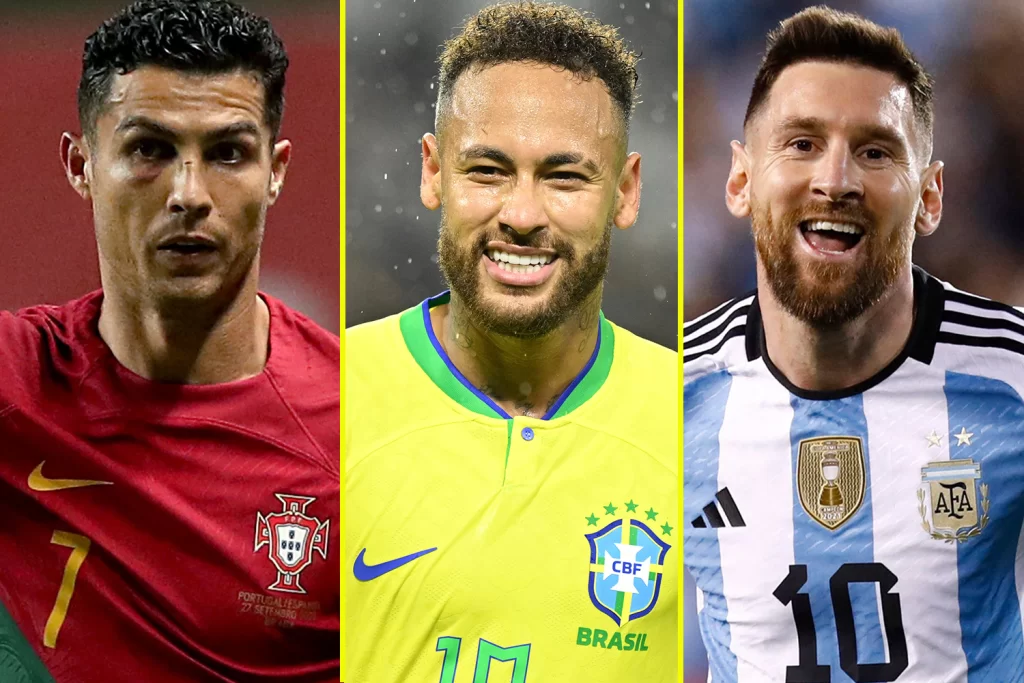 Os maiores salários do futebol mundial são reservados para os jogadores mais talentosos e populares do esporte