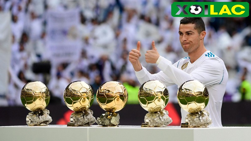 Ronaldo sở hữu 5 quả bóng vàng châu Âu